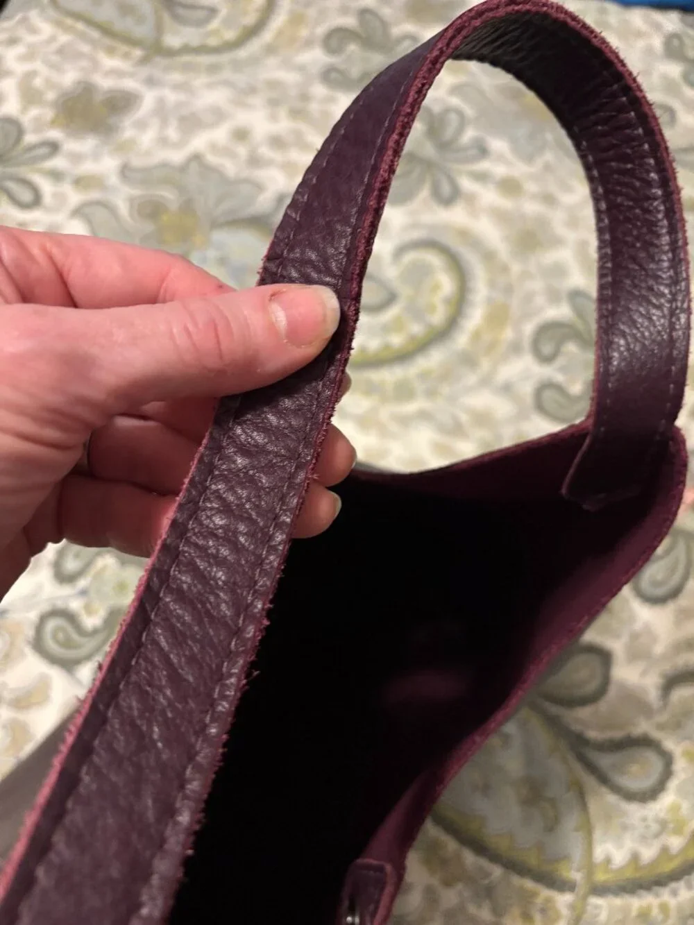 Plum Oversized Naomi - Portland Leather Goods